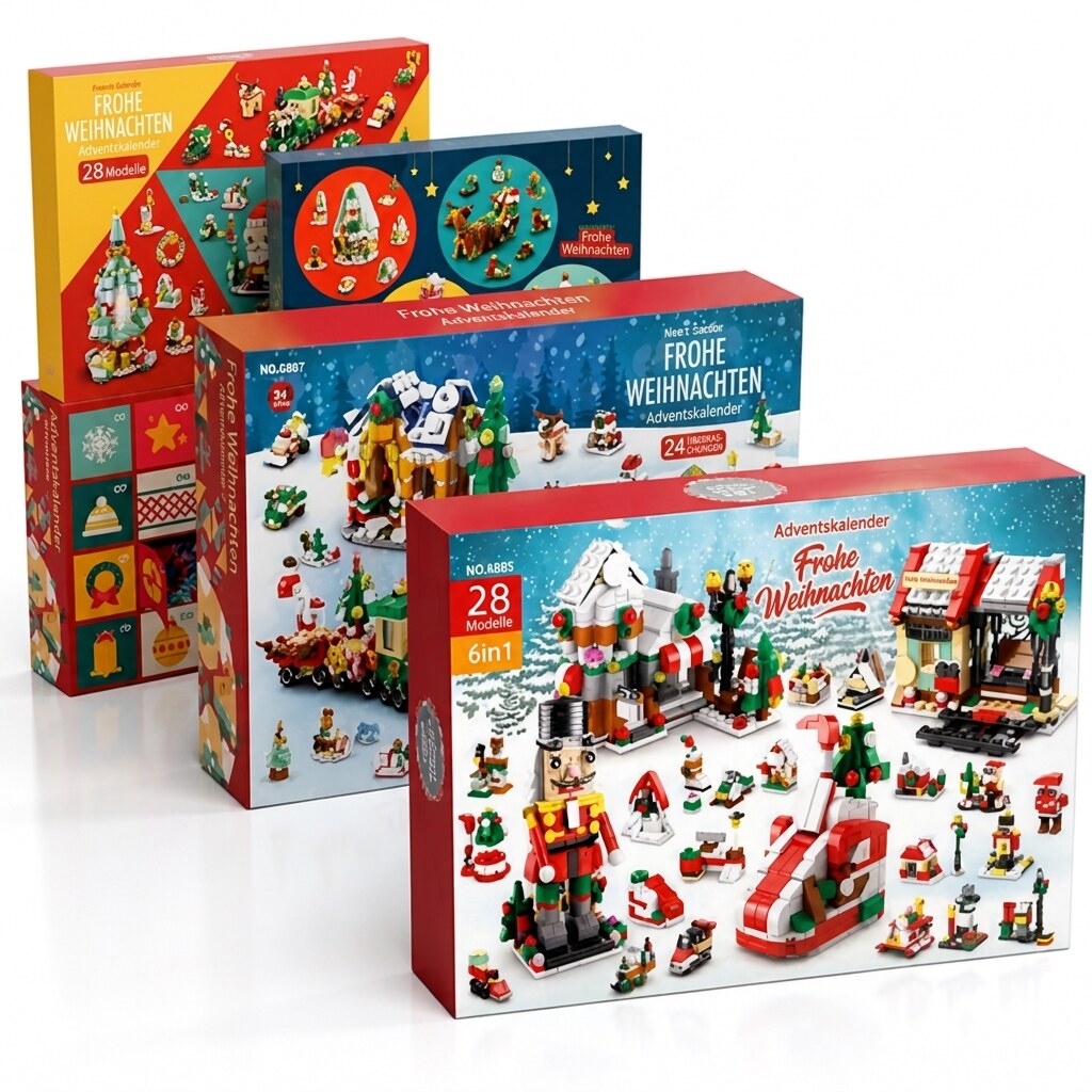 Adventskalender – ABS-Bausteine mit 24 Sets