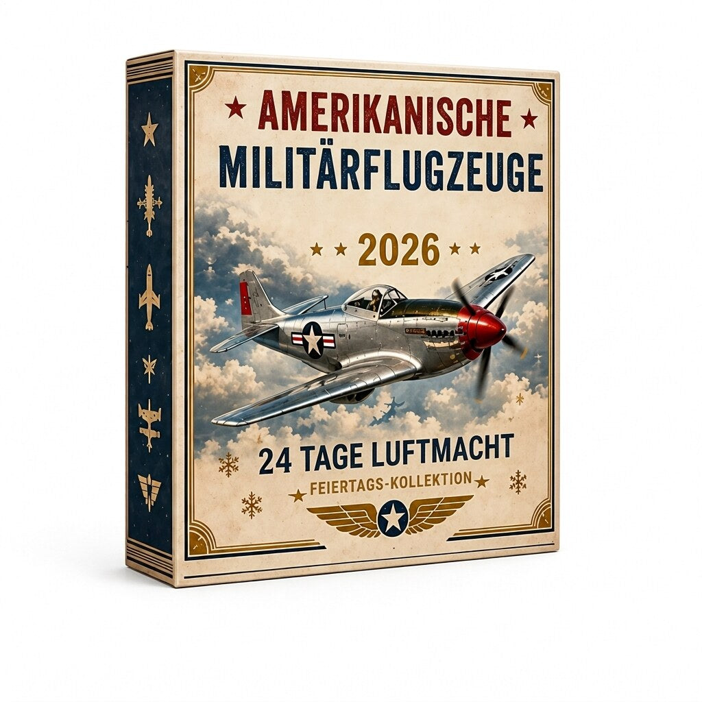 Adventskalender – Acryl-Flugzeuge zum Aufhängen