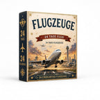 Adventskalender – Acryl-Flugzeuge zum Aufhängen