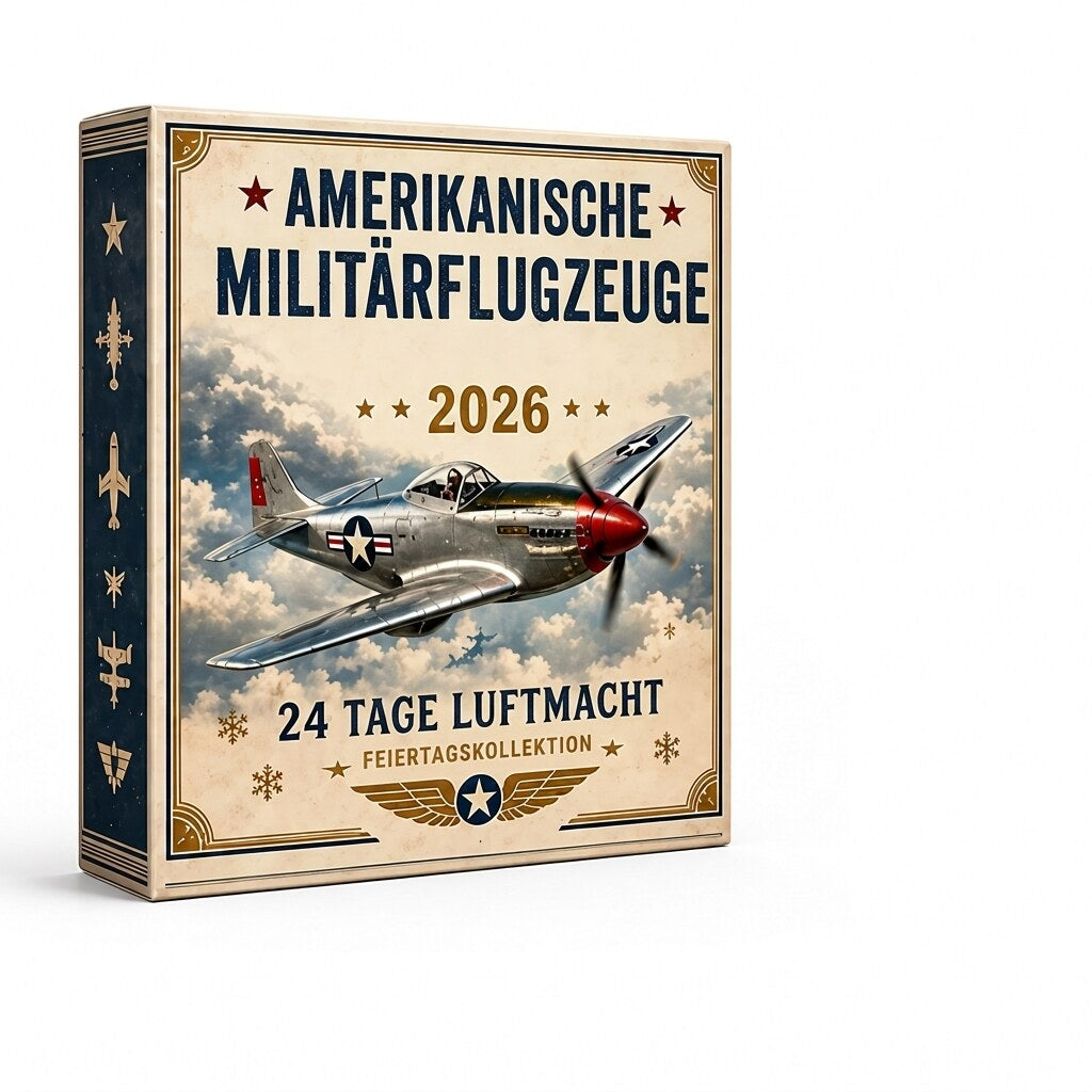 Adventskalender – Acryl-Flugzeuge zum Aufhängen