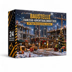 Adventskalender – Baumaschinen, Acryl-Anhänger