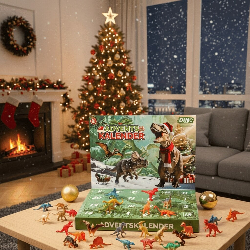 Adventskalender Dinosaurier – 24 Sammeltiere