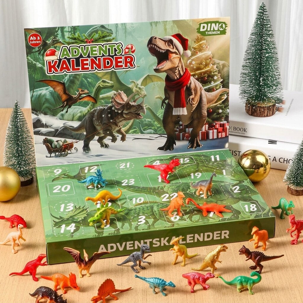 Adventskalender Dinosaurier – 24 Sammeltiere