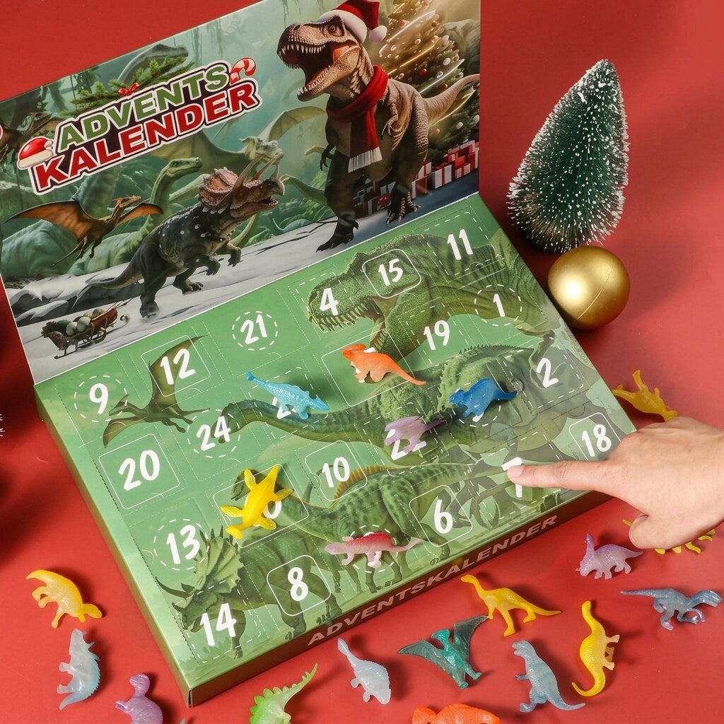 Adventskalender Dinosaurier – 24 Sammeltiere