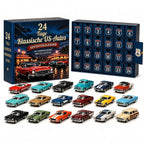 Adventskalender – Vintage Oldtimer aus Guss-Metall