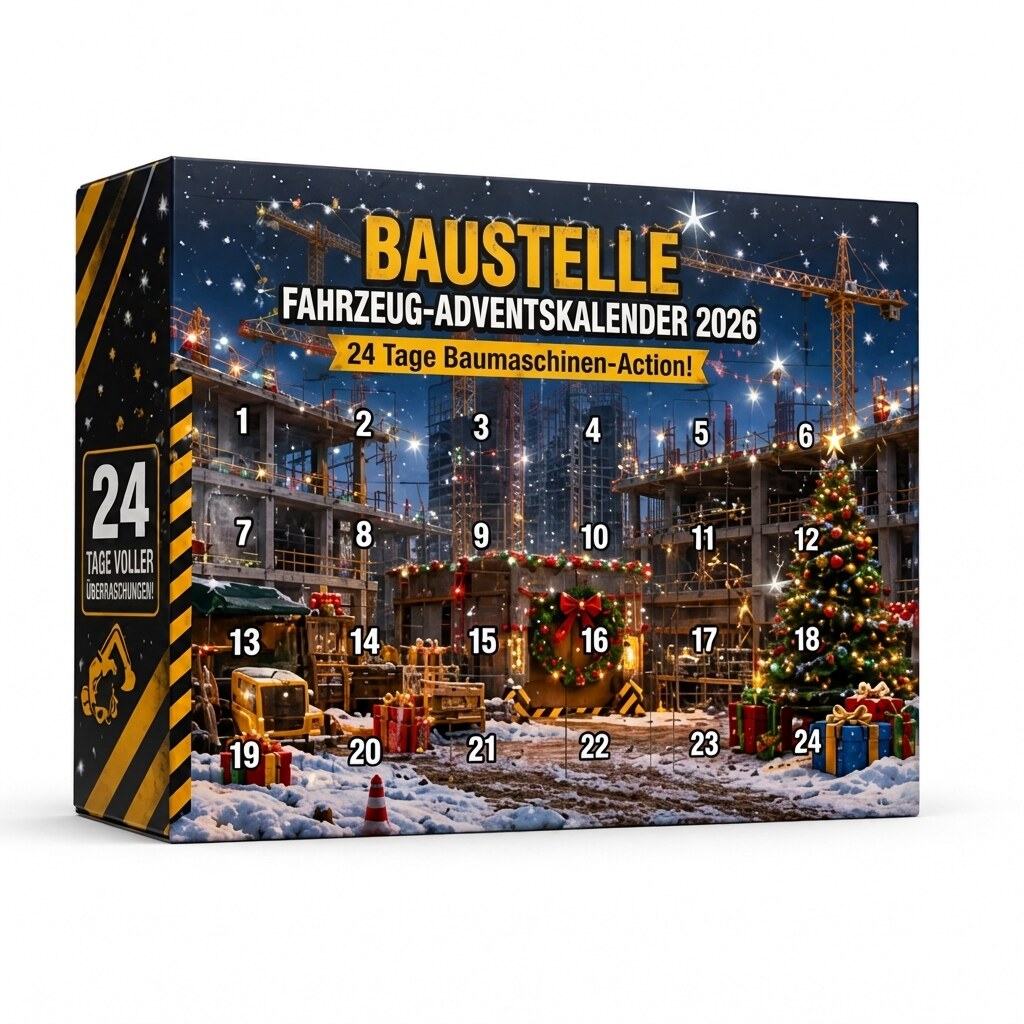 Adventskalender – Vintage Oldtimer aus Guss-Metall