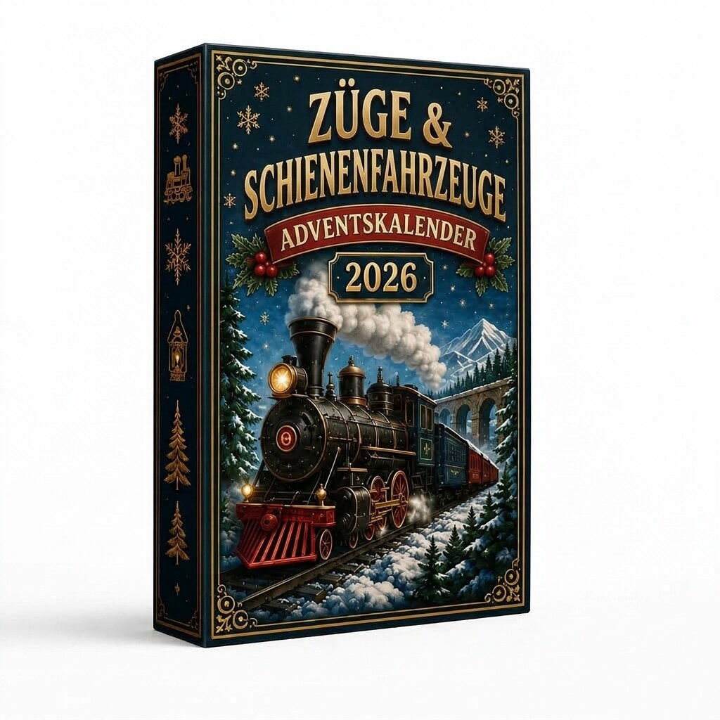 Adventskalender – Vintage Oldtimer aus Guss-Metall