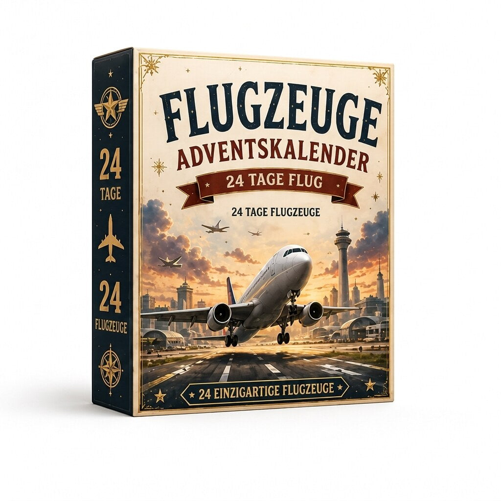 Adventskalender – Vintage Oldtimer aus Guss-Metall