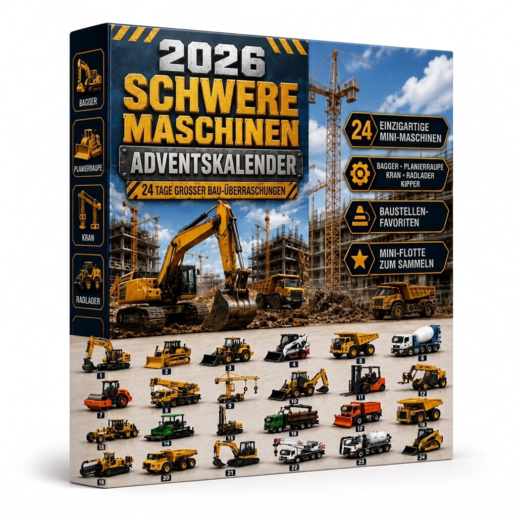 Adventskalender – Vintage Oldtimer aus Guss-Metall