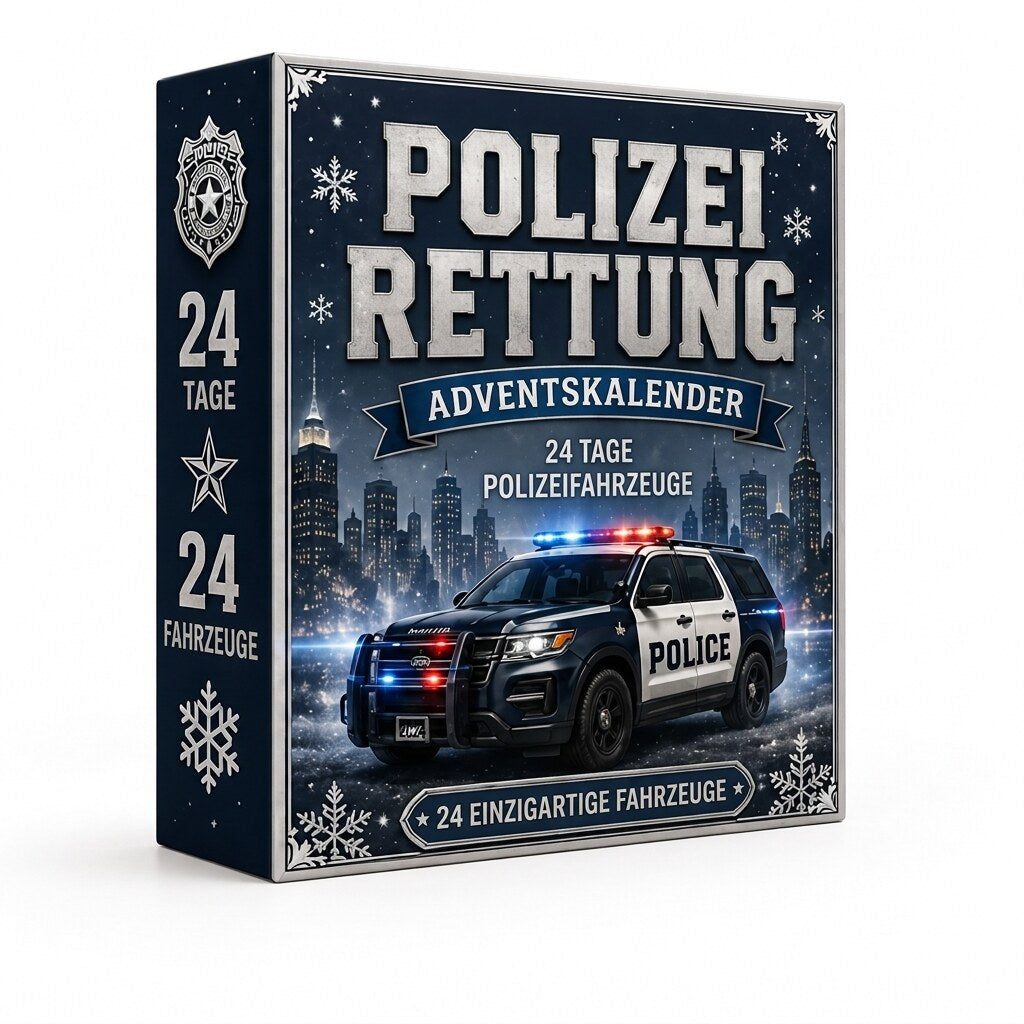 Adventskalender – Vintage Oldtimer aus Guss-Metall