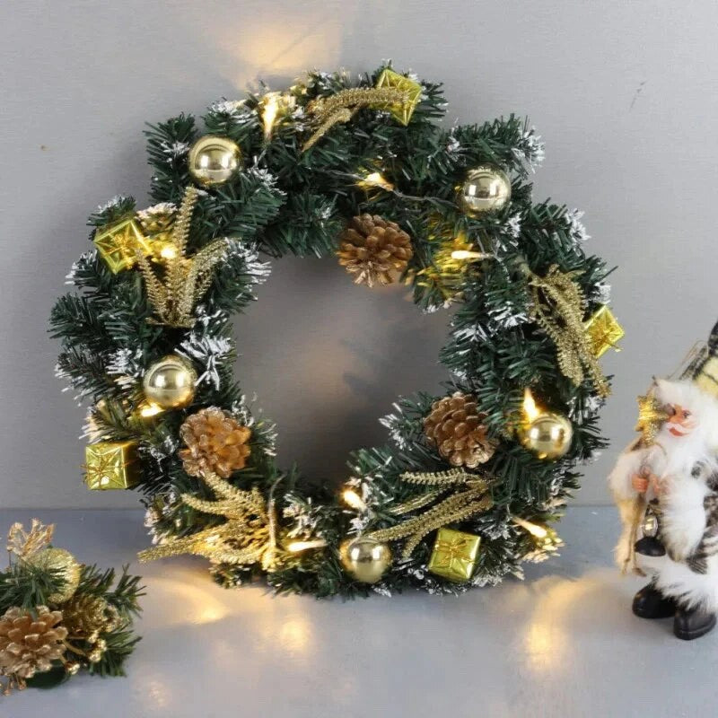 Adventskranz – LED-Leuchten, wählbare Farbe – Bild 3