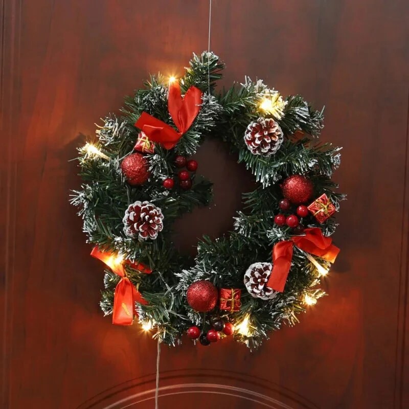 Adventskranz – LED-Leuchten, wählbare Farbe – Bild 5