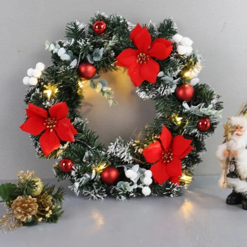 Adventskranz – LED-Leuchten, wählbare Farbe – Bild 6