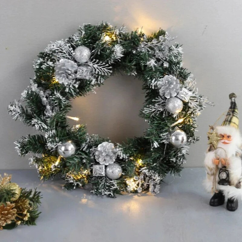 Adventskranz – LED-Leuchten, wählbare Farbe – Bild 7