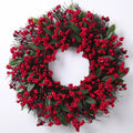 Adventskranz – Rote Beeren mit Zypressengrün