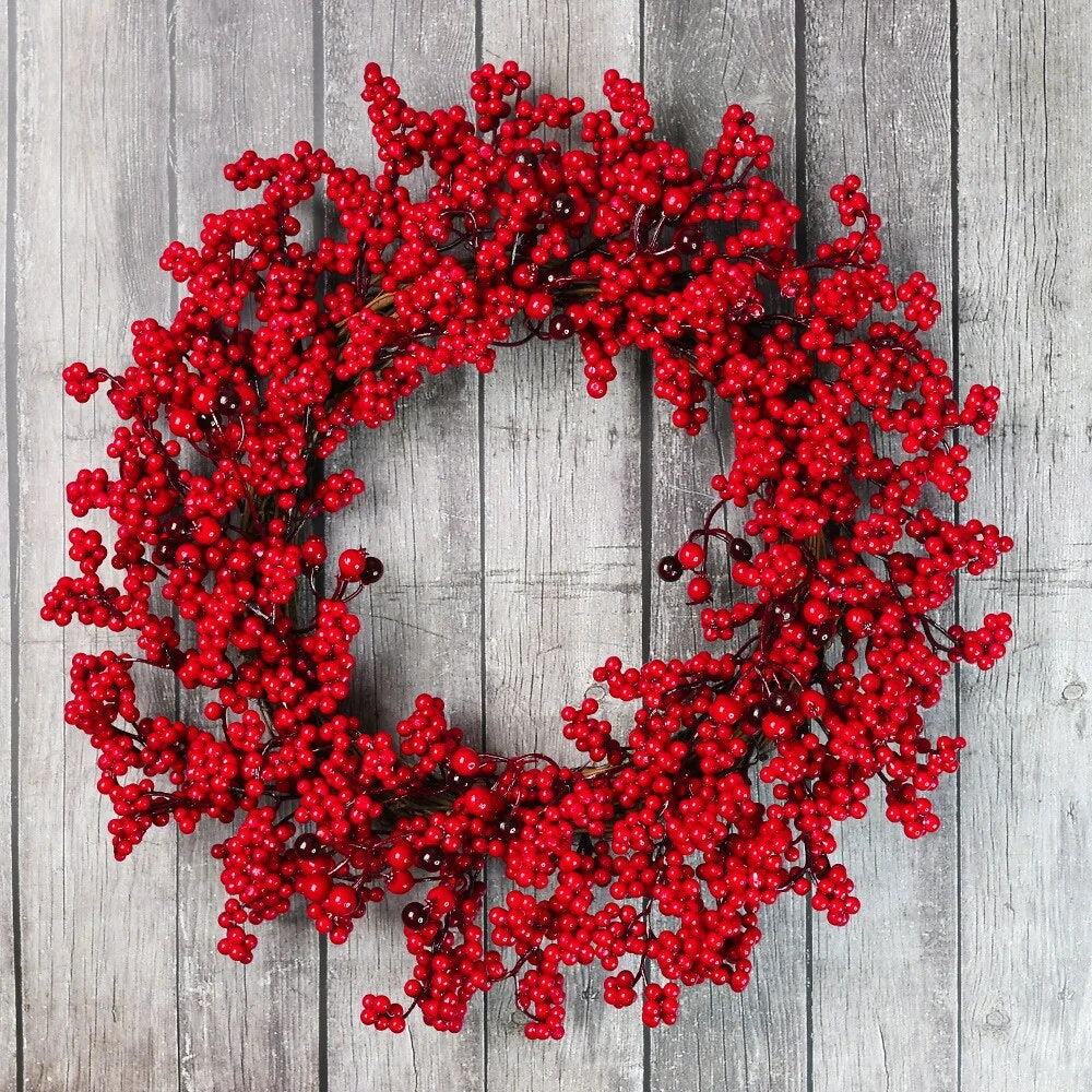 Adventskranz – Rote Beeren mit Zypressengrün