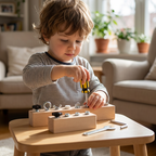 Geschicklichkeitsspiel aus Holz – in zwei Schwierigkeiten – Bild 5