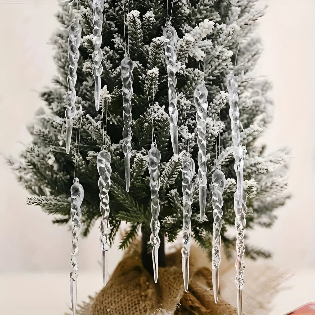 Baumhänger – kristalline Weihnachtsdeko, wiederverwendbar – Bild 1