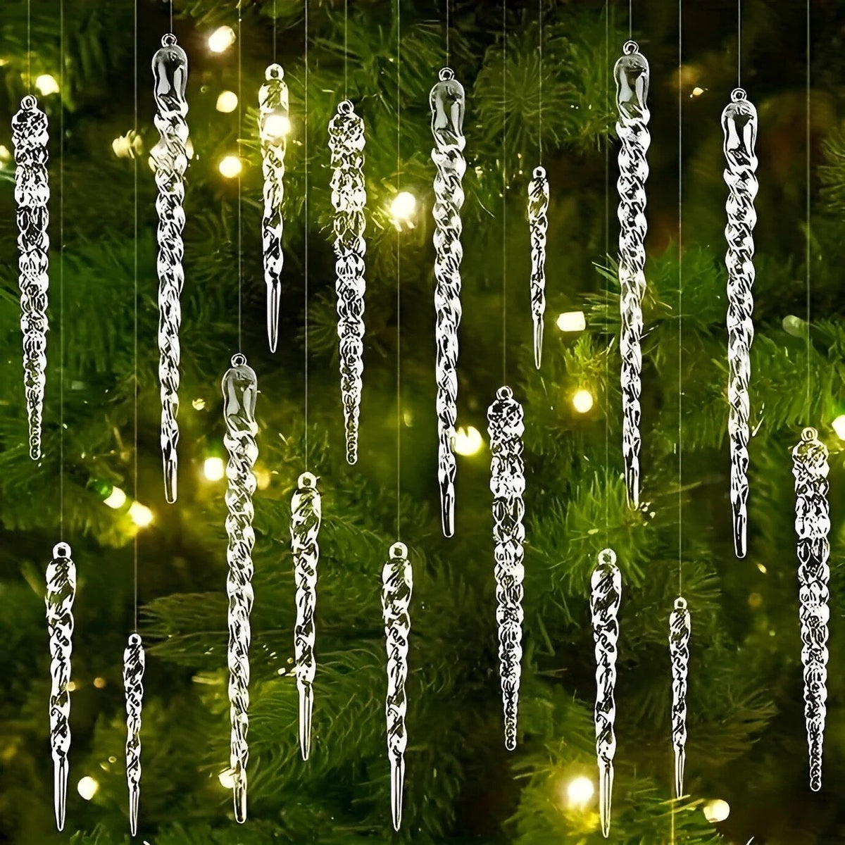 Baumhänger – kristalline Weihnachtsdeko, wiederverwendbar – Bild 5