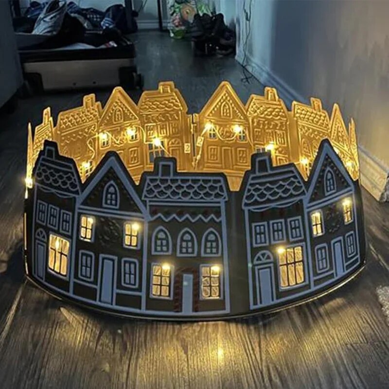 Christbaumkraag – LED-beleuchtet, abnehmbar