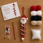 Christbaumkugeln zum Häkeln – Spiralmuster, vier Farben – Bild 8