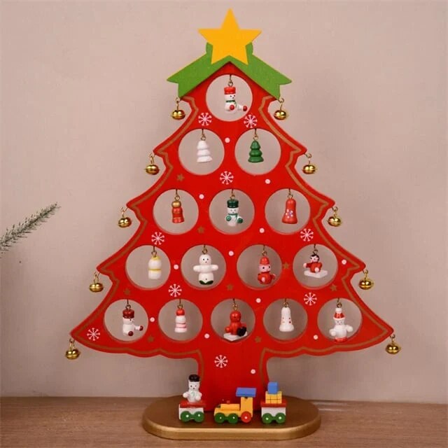 Christbaumschmuck – aus Naturholz, werkzeugfrei – Bild 2