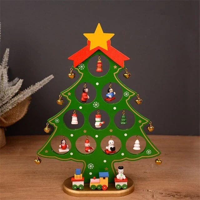 Christbaumschmuck – aus Naturholz, werkzeugfrei – Bild 4