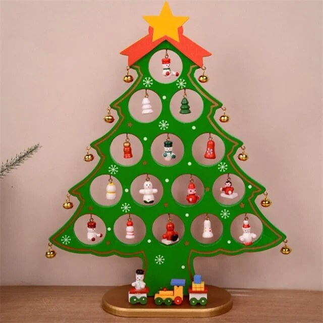 Christbaumschmuck – aus Naturholz, werkzeugfrei – Bild 5