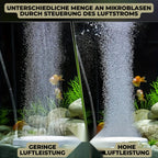 Ausströmerstein für das Aquarium – feine Blasen, leiser Betrieb
