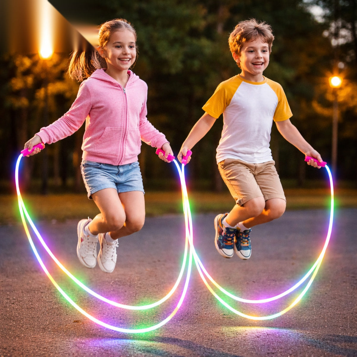 Springseil mit LED-Licht – für drinnen und draußen