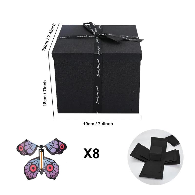Geschenkbox mit aufklappenden Seiten – für eigene Fotos – Bild 11