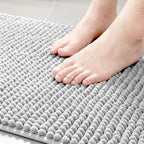 Eck-Badematte in L-Form – rutschfest, für Dusche und Ecke – Bild 3