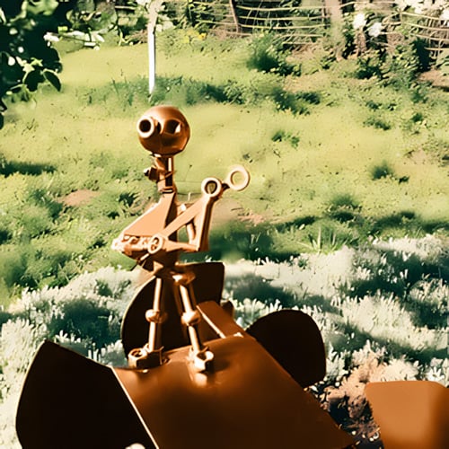 Windspiel mit Musikerfigur – für Garten und Balkon – Bild 8
