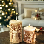 Giessform mit Weihnachtsmotiven – Kerzen selbst giessen – Bild 1