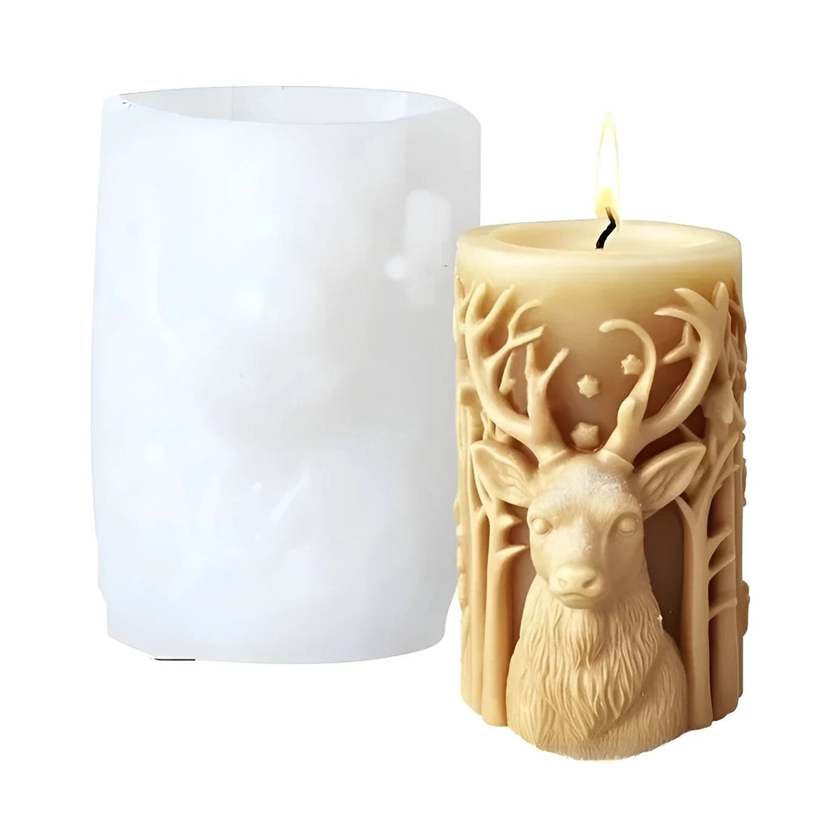 Giessform mit Weihnachtsmotiven – Kerzen selbst giessen – Bild 6