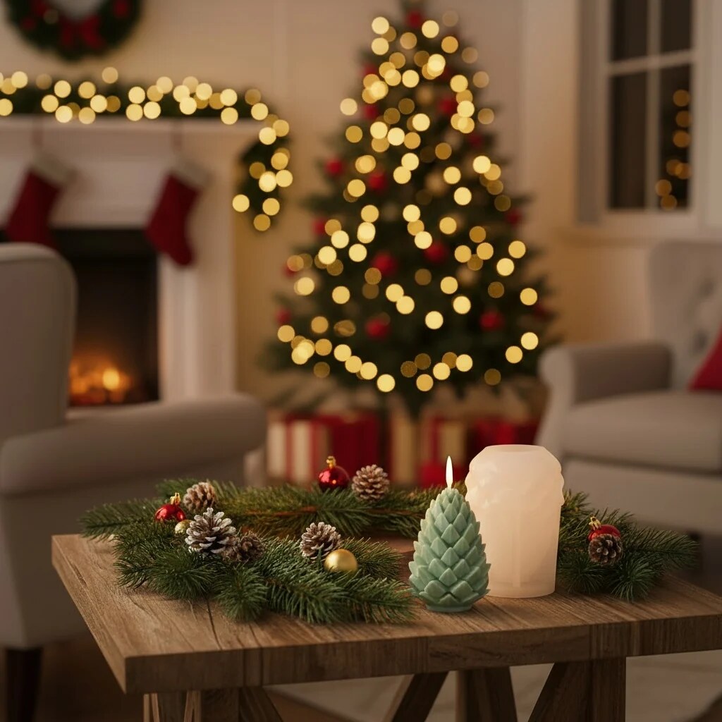 Giessform mit Weihnachtsmotiven – Kerzen selbst giessen – Bild 7