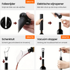 Elektrischer Korkenzieher – Flaschenöffner auf Knopfdruck, mit Folienschneider – Bild 4