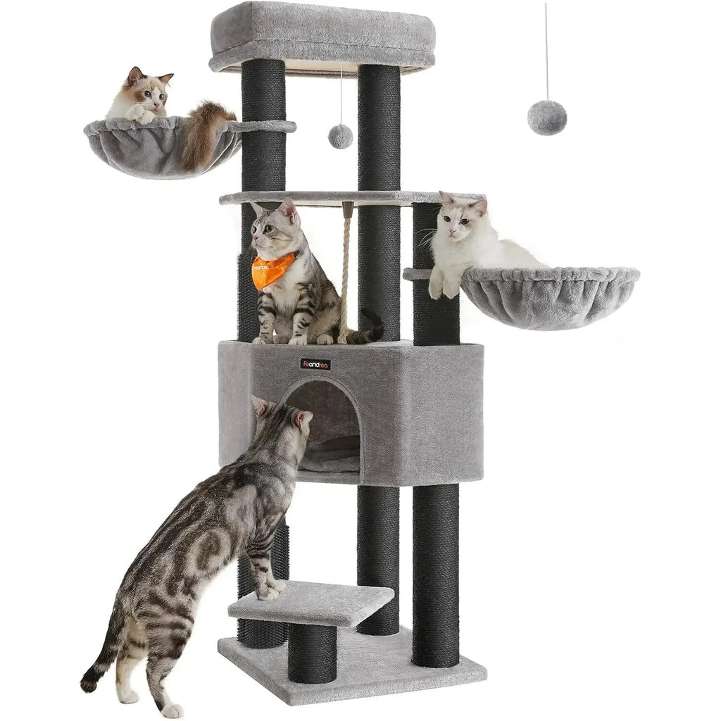 Kratzbaum für grosse Katzen – Höhle, Wärmefunktion
