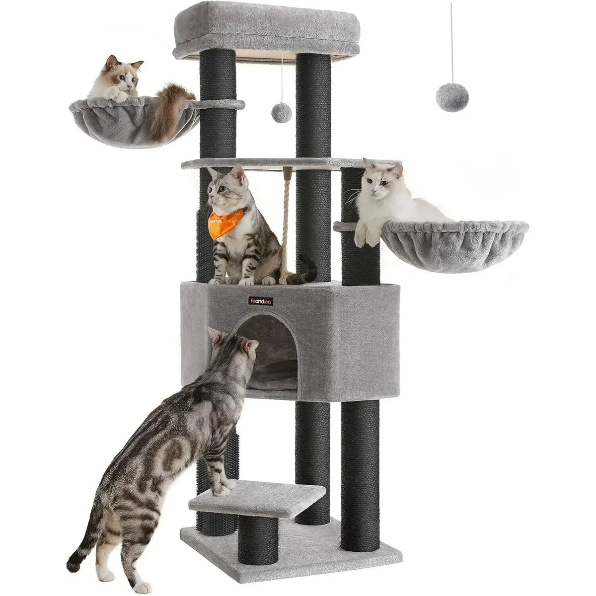 Kratzbaum für grosse Katzen – Höhle, Wärmefunktion