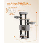 Kratzbaum für grosse Katzen – Höhle, Wärmefunktion