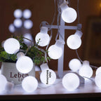 LED-Kugelkette – warmweiss, wetterfest – Bild 3