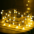LED-Kugelkette – warmweiss, wetterfest – Bild 5
