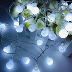 LED-Kugelkette – warmweiss, wetterfest – Bild 7