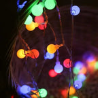 LED-Kugelkette – warmweiss, wetterfest – Bild 8