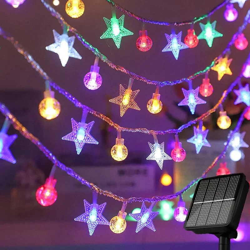 Lichterdraht Solar – warmweiss oder farbig – Bild 3