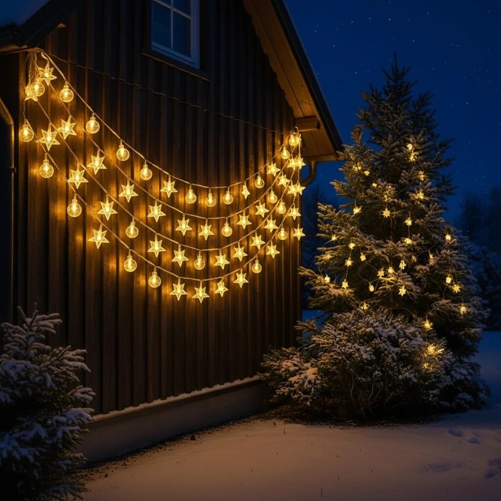 Lichterdraht Solar – warmweiss oder farbig – Bild 4