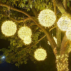 Lichtergirlande Rattan – wetterfest, Aussenbereich – Bild 4