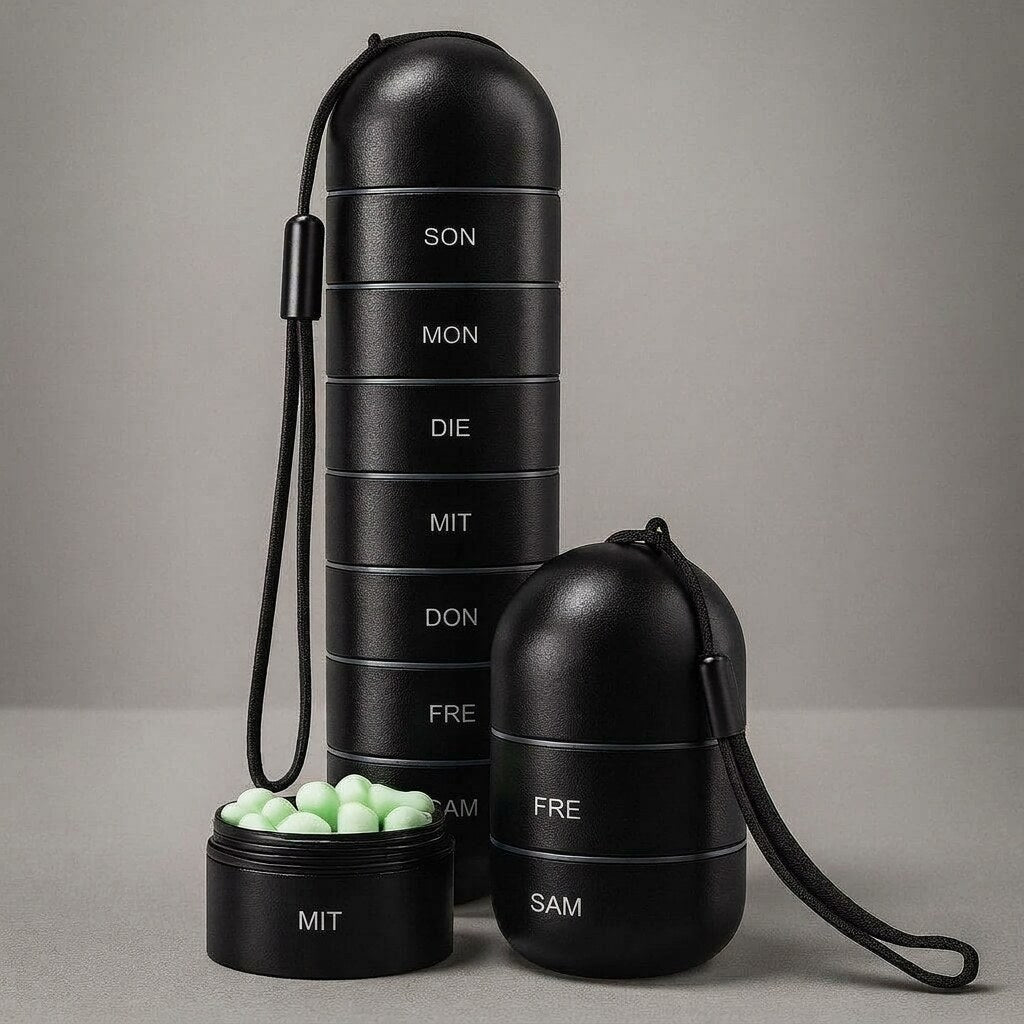 Medikamentenbox – Aluminium mit Silikondichtung