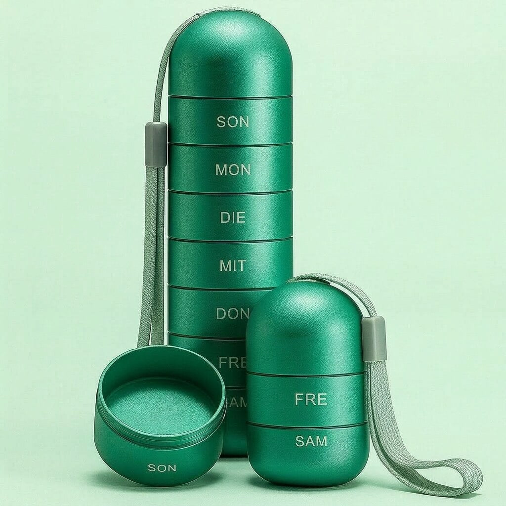 Medikamentenbox – Aluminium mit Silikondichtung