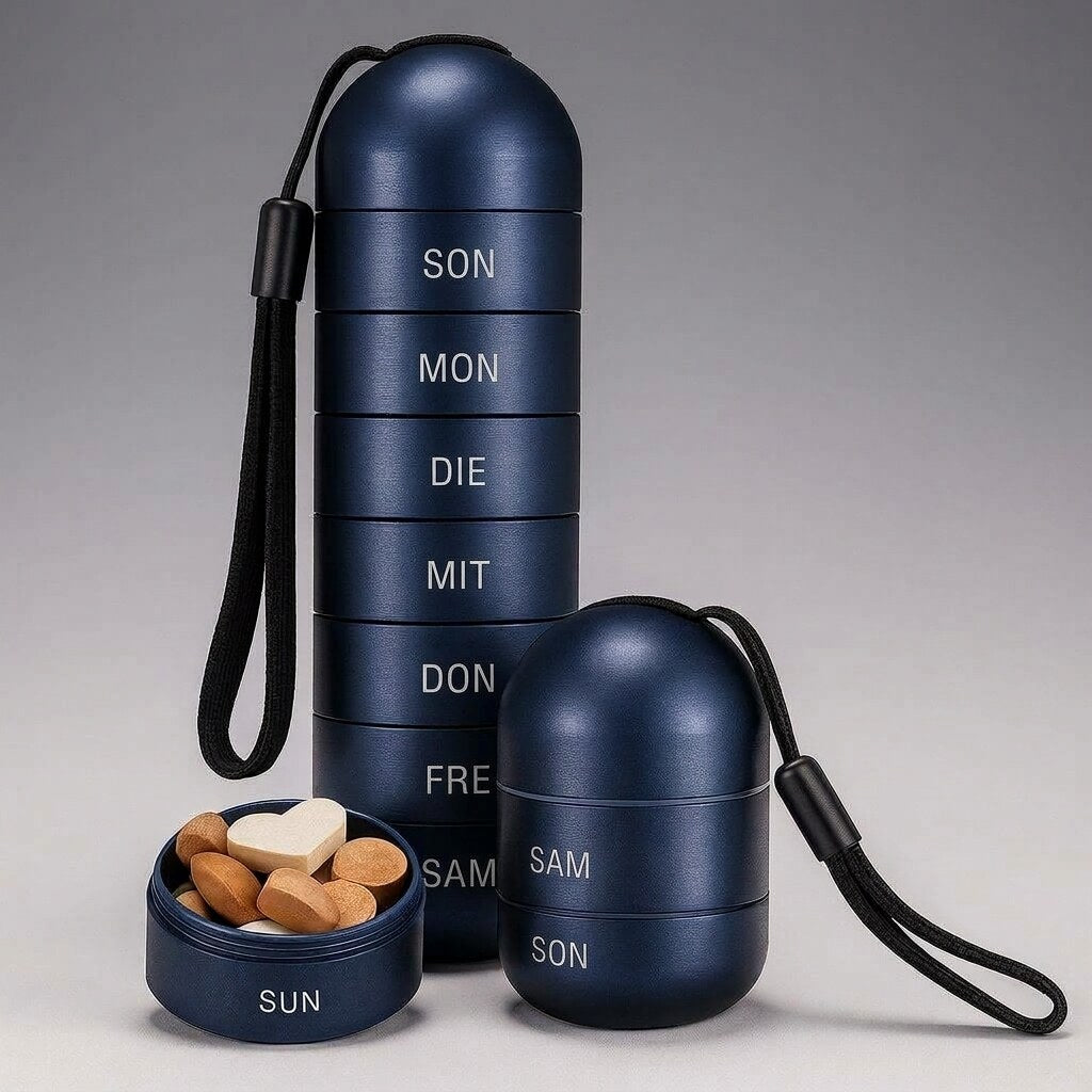 Medikamentenbox – Aluminium mit Silikondichtung